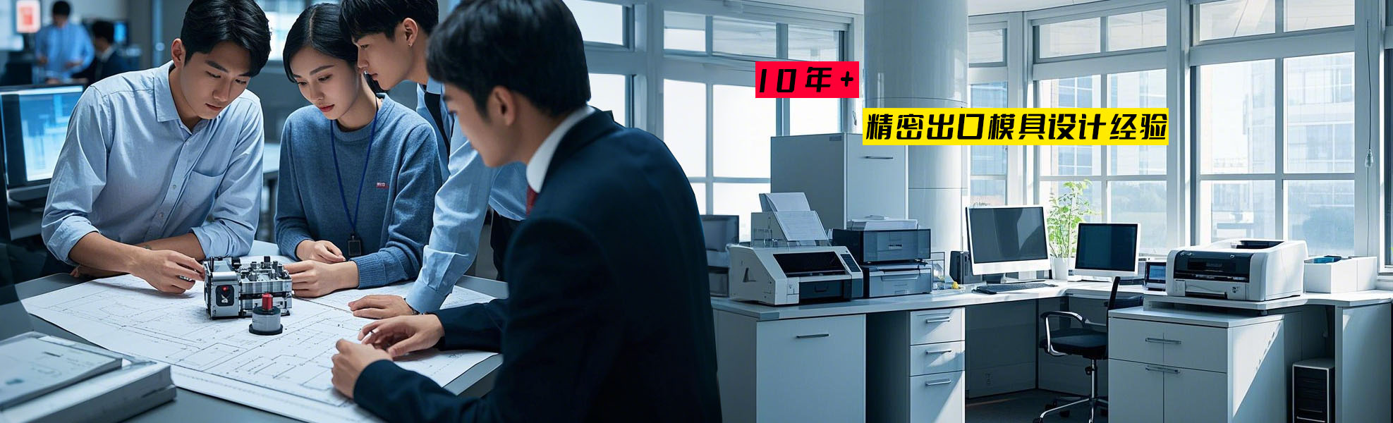 10年以上精密出口模具設計經(jīng)驗